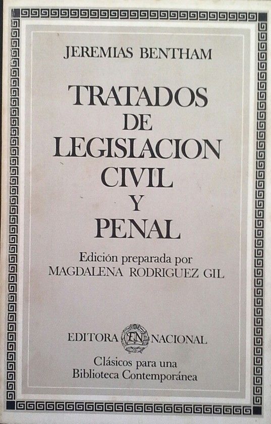 TRATADO SOBRE LA LEGISLACI�N CIVIL Y PENAL