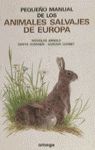 PEQUEO MANUAL DE ANIMALES SALVAJES EUROPA