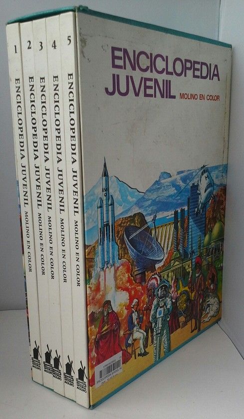 ENCICLOPEDIA JUVENIL MOLINO EN COLOR. 5 TOMOS
