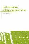 INSTALACIONES SOLARES FOTOVOLTAICAS