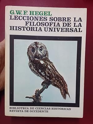 LECCIONES SOBRE FILOSOFA DE LA HISTORIA UNIVERSAL