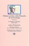 ULTIMOS ESCRITOS SOBRE FILOSOFIA DE LA PSICOLOGIA