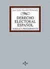 DERECHO ELECTORAL ESPA�OL:NORMAS Y PROCEDIMIENTO