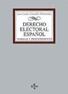 DERECHO ELECTORAL ESPAOL:NORMAS Y PROCEDIMIENTO