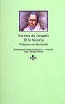 ESCRITOS DE FILOSOFIA DE LA HISTORIA