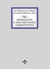 INFORMACION Y DOCUMENTACION ADMINISTRATIVA