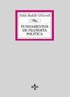 FUNDAMENTOS DE FILOSOFIA POLITICA