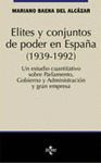 ELITES Y CONJUNTOS DE PODER EN ESPAA 1939-1992
