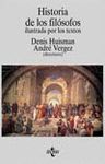 HISTORIA DE LOS FILOSOFOS ILUSTRADA POR LOS TEXTOS