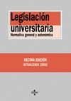 LEGISLACI�N UNIVERSITARIA