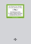 INFORMACI�N Y DOCUMENTACI�N ADMINISTRATIVA