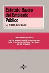 ESTATUTO B�SICO DEL EMPLEADO P�BLICO