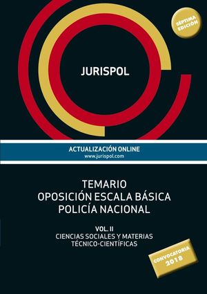 JURISPOL. TEMARIO OPOSICIN ESCALA BSICA POLICA NACIONAL