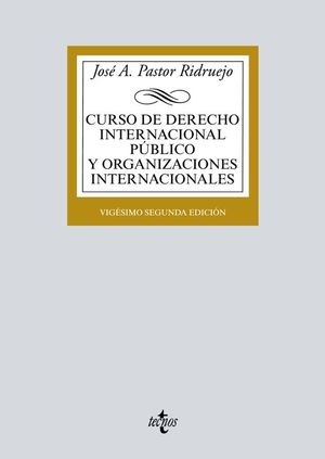 CURSO DE DERECHO INTERNACIONAL PBLICO Y  ORGANIZACIONES INTERNACIONALES
