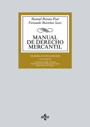 MANUAL DE DERECHO MERCANTIL