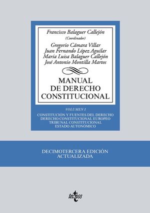 MANUAL DE DERECHO CONSTITUCIONAL.(VOL.I)