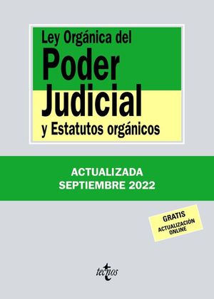 LEY ORGÁNICA DEL PODER JUDICIAL (SEPTIEMBRE 2022)