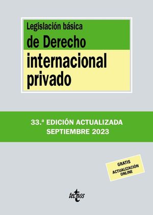 LEGISLACION BASICA DE DERECHO INTERNACIONAL PRIVADO