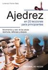 AJEDREZ  EN 20 LECCIONES PARA PRINCIPIANTES