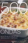500 RECETAS MICROONDAS.