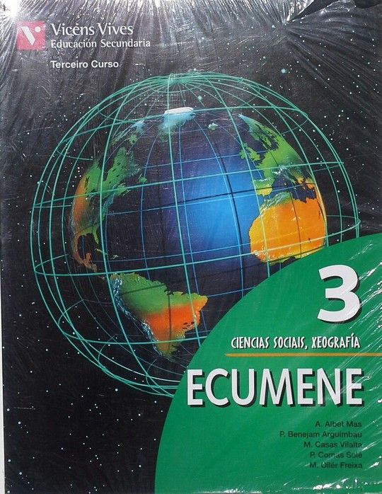 ECUMENE 3, CIENCIAS SOCIAIS, XEOGRAFIA, 3 ESO (GALICIA)