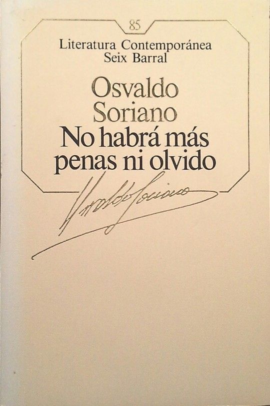 NO HABRA MAS PENAS Y OLVIDO