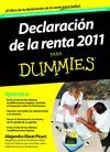 DECLARACI�N DE LA RENTA 2011 PARA DUMMIES