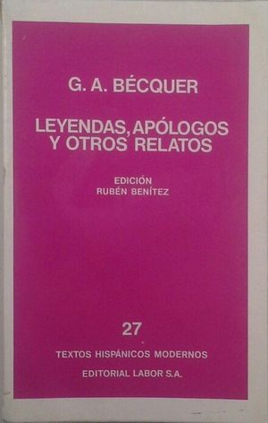 LEYENDAS, AP�LOGOS Y OTROS RELATOS