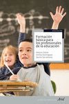 FORMACI�N B�SICA PARA LOS PROFESIONALES DE LA EDUCACI�N