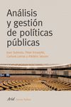 AN�LISIS Y GESTI�N DE POL�TICAS P�BLICAS