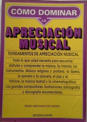 FUNDAMENTOS DE APRECIACI�N MUSICAL