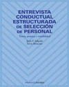 ENTREVISTA CONDUCTUAL ESTRUCTURADA DE SELECCION DE PERSONAL