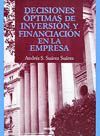 DECISIONES OPTIMAS DE INVERSION Y FINANCIACION EN LA EMPRESA