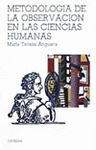 METODOLOGIA DE LA OBSERVACION EN LAS CIENCIAS HUMANAS