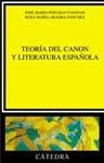 TEORIA DEL CANON Y LITERATURA ESPA�OLA