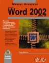 MANUAL AVANZADO MICROSOFT WORD 2002 OFFICE XP