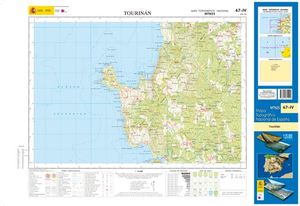 MTN 25. MAPA TOPOGRAFICO 67-IV TOURIN