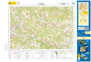 MTN25. MAPA TOPOGRAFICO 121-II CARBIA