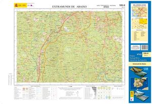 MTN25. MAPA TOPOGRAFICO 120-II EXTRAMUNDI DE ABAIXO