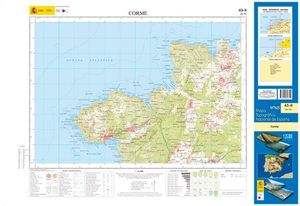 MTN25. MAPA TOPOGRAFICO 43-II CORME