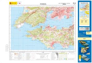 MTN25. MAPA TOPOGRAFICO FERROL 21-II