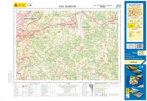 MTN25. MAPA TOPOGRAFICO 95-III SAN MARCOS