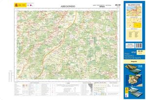 MTN25. MAPA TOPOGRAFICO 45-IV ABEGONDO