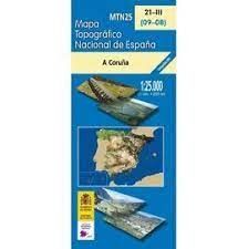 MTN25. MAPA TOPOGRAFICO 21-III A CORUA