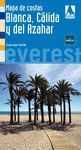 MAPA TURSTICO DE LA COSTA BLANCA, CLIDA Y DEL AZAHAR