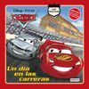 UN DIA EN LAS CARRERAS. VISION NOCTURNA. CARS. LIBRO DOBLE CON PEGATIN