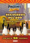 LOS PINGINOS DE MADAGASCAR. RECUERDOS DEL ZOO. LIBRO DE PEGATINAS
