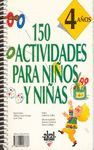 150 ACTIVIDADES PARA NI�OS Y NI�AS-4 A�OS