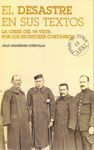 EL DESASTRE EN SUS TEXTOS