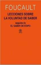 LECCIONES SOBRE LA VOLUNTAD DE SABER